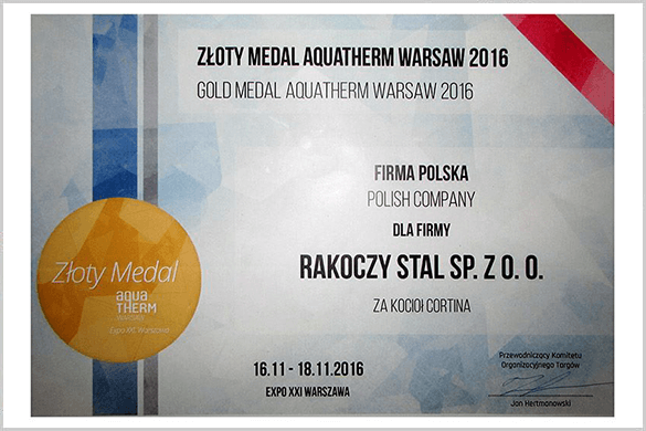 Złoty medal Aquatherm Warsaw